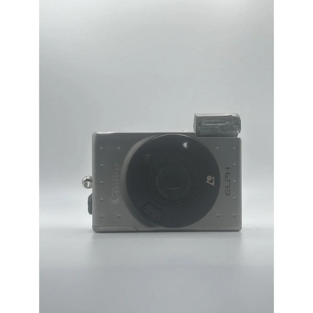 Canon ELPH APS Film Camera 24-48mm Zoom Silver Untested Parts Repair